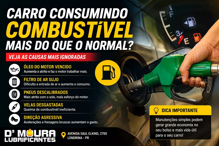 Carro Consumindo Combustível Mais do Que o Normal? Veja as Causas Mais Ignoradas