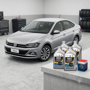 Kit virtus Troca de Óleo Original Volkswagen 5W-40 Maxi Performance + Filtro para VW Virtus